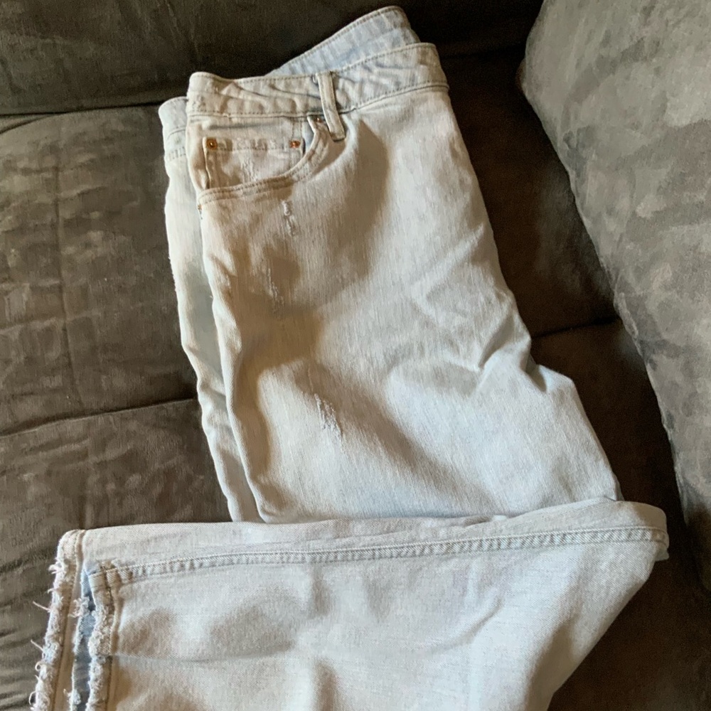 Wild Fable White-Washed distressed stretch Jeans